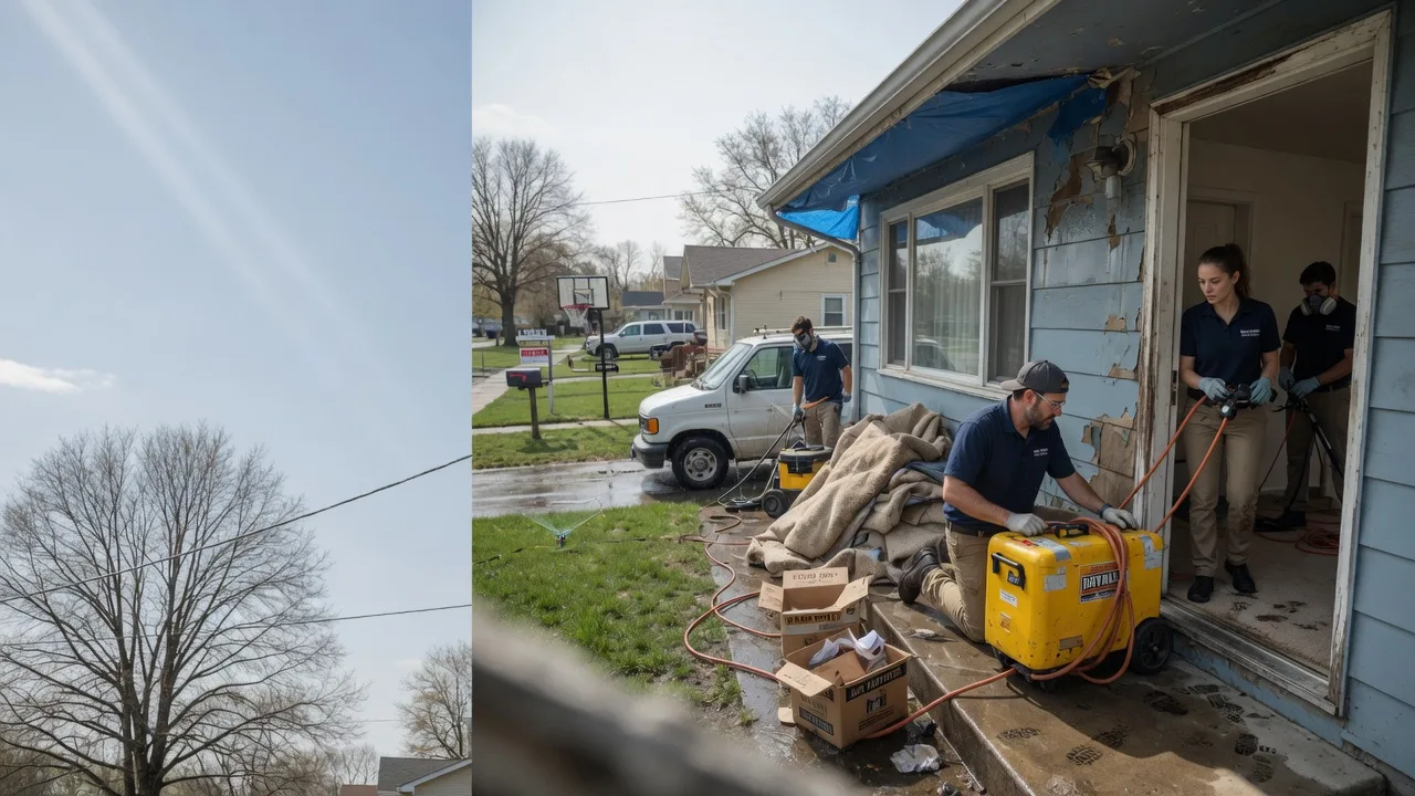 Basement Flood Cleanup in Gwinner, ND near me